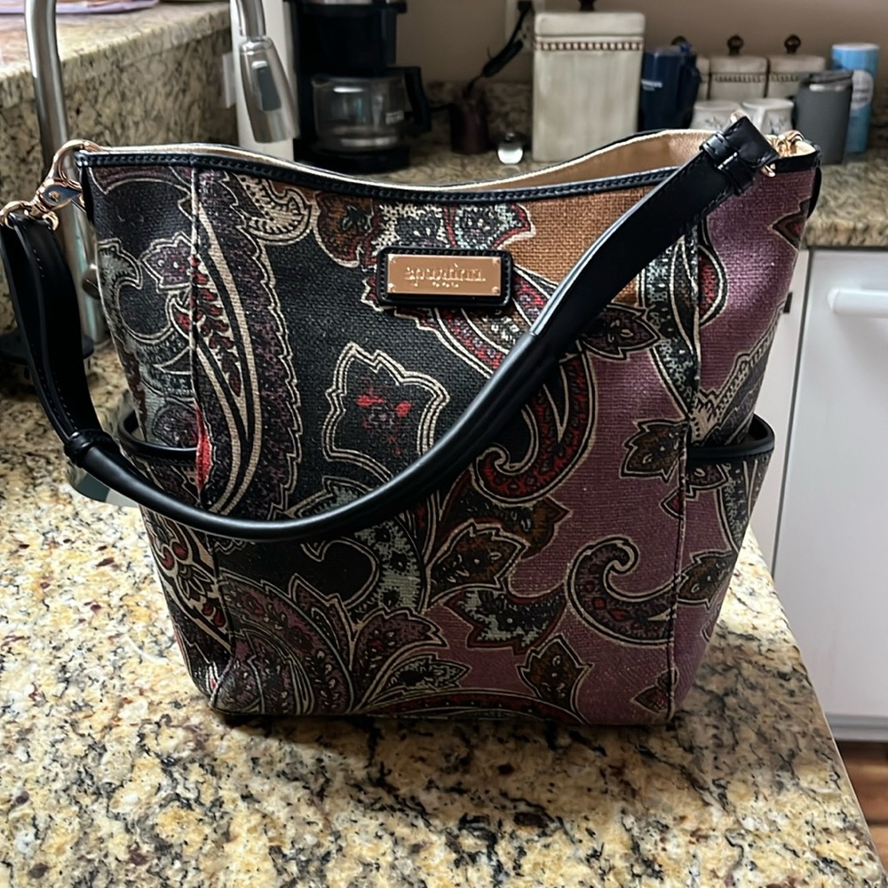 Spartina 449 Daufuskie Island Cora Signature Hobo Purse Shoulder Bag Tote EUC